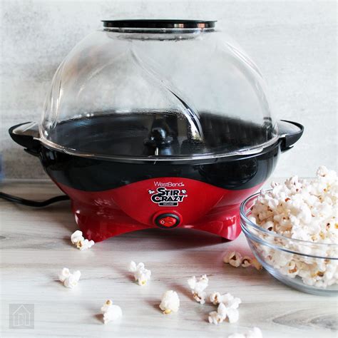 Most popcorn poppers on the market today roast about 75-85 grams of green coffee per batch or enough coffee for a 10 cup pot. . Stir crazy popcorn popper instructions